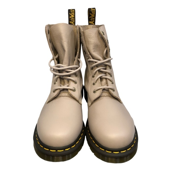 Dr. Martens 1460 Pascal Boots NWT/NWB | Vintage Taupe | Leather Women's Size 10 - Picture 3 of 10